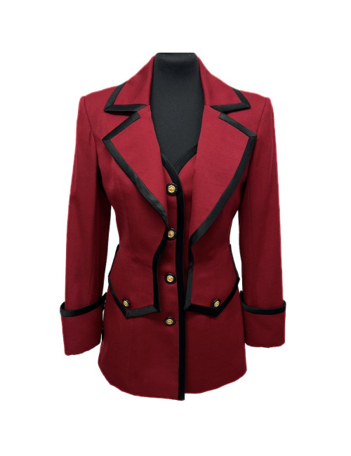 Robe rouge CHANEL glamour