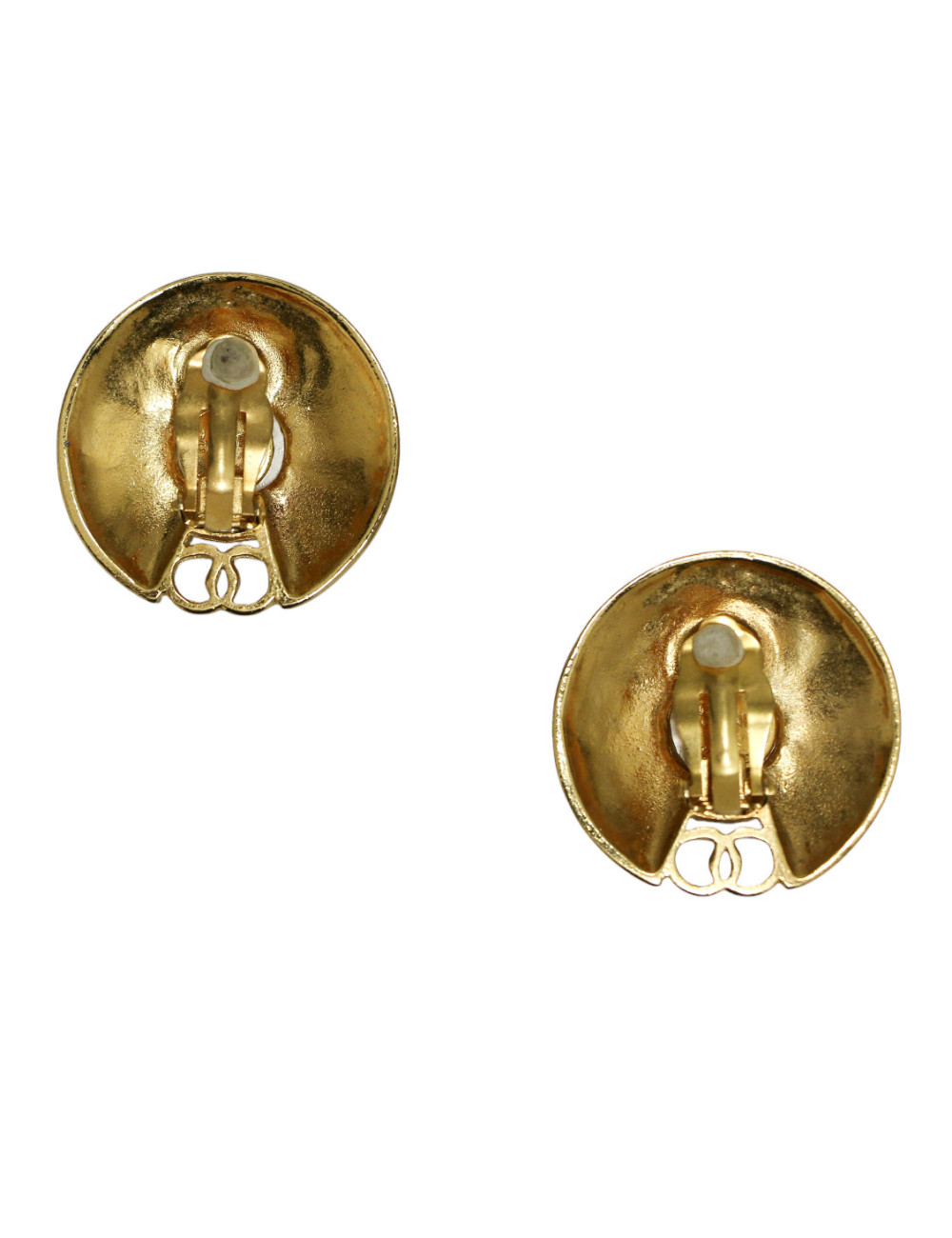 Clips vintage CHANEL ronds