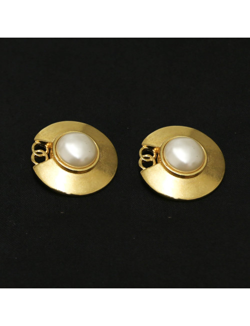 Clips vintage CHANEL ronds