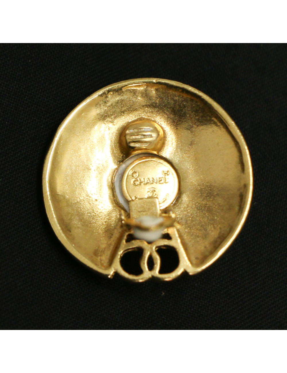 Clips vintage CHANEL ronds