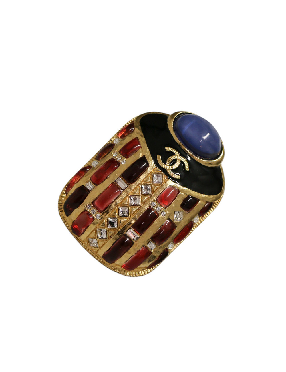 Broche CHANEL Scarabée Métiers d'art