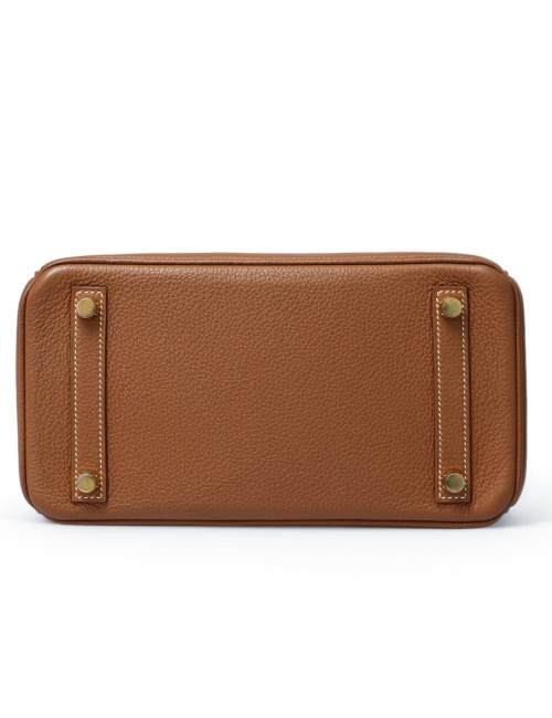 Birkin 25 Hermès togo gold : livraison express dans le monde entier