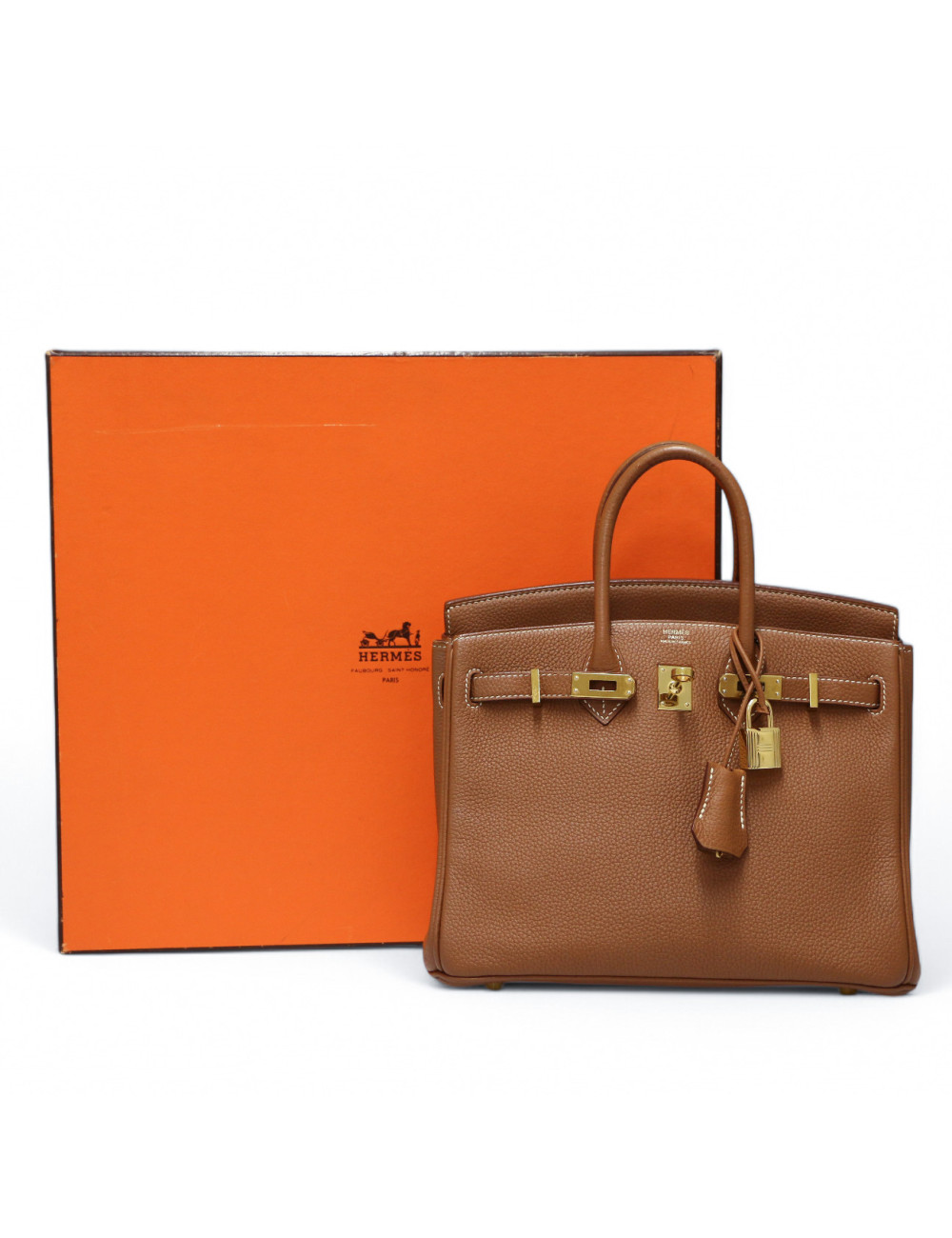 Birkin 25 Hermès togo gold : livraison express dans le monde entier