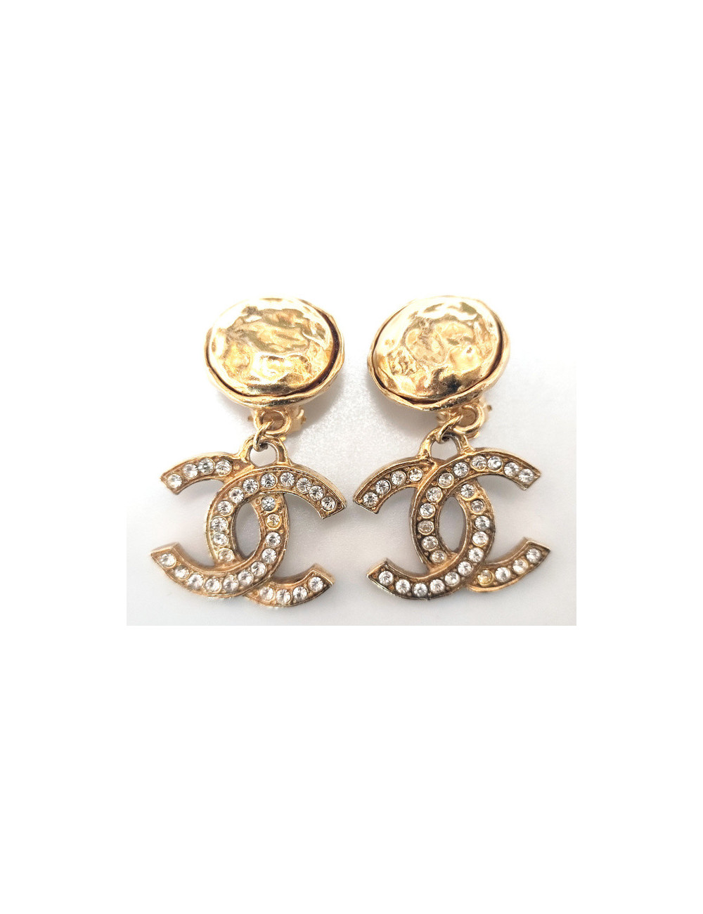 Pendants CHANEL CC strass