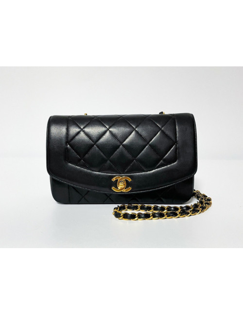 Sac Diana small CHANEL noir