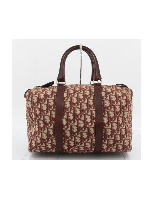 Mini boston DIOR bordeaux vintage
