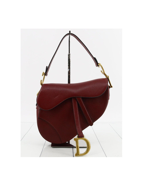 Sac saddle bordeaux DIOR vintage