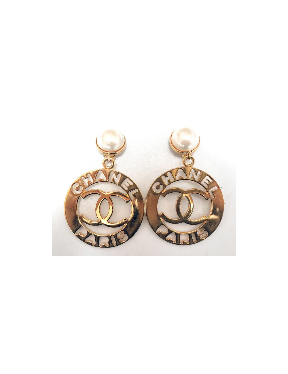 Clips XL Chanel vintages : occasion certifiée authentique