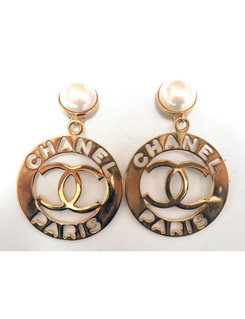 Clips XL Chanel vintages : occasion certifiée authentique