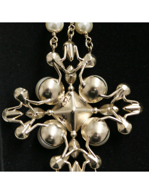 Sautoir Chanel multirangs doré : livré dans sa boîte Chanel d'origine