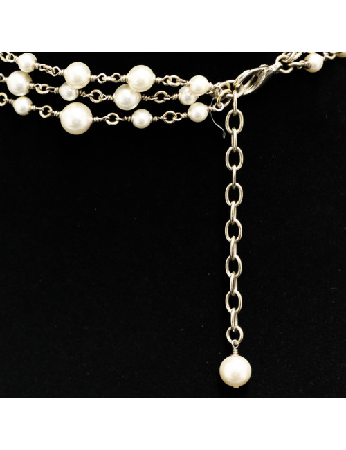 Sautoir CHANEL multichaines doré