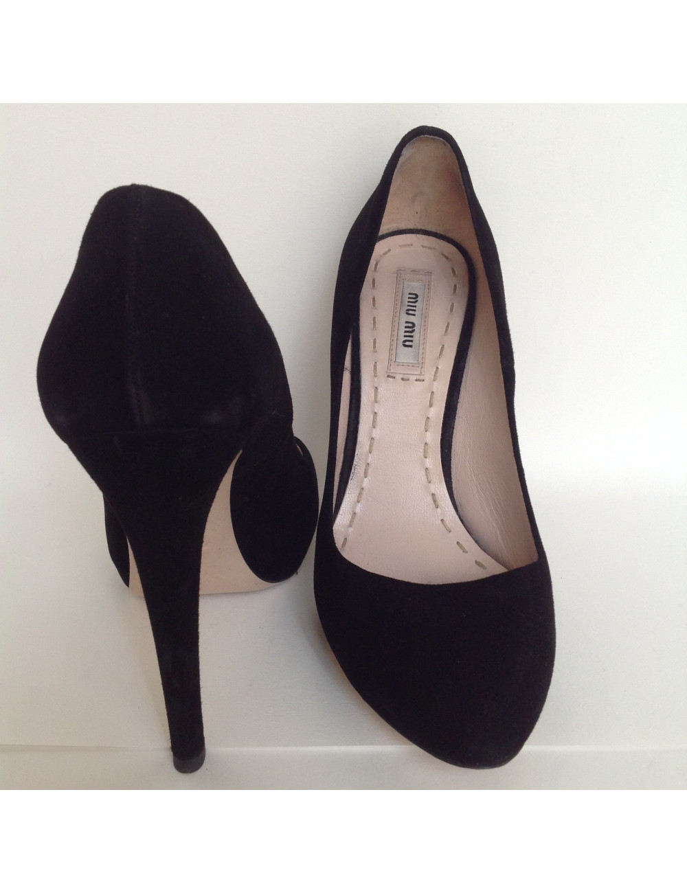 Shoes MIU MIU t 37.5 suede black