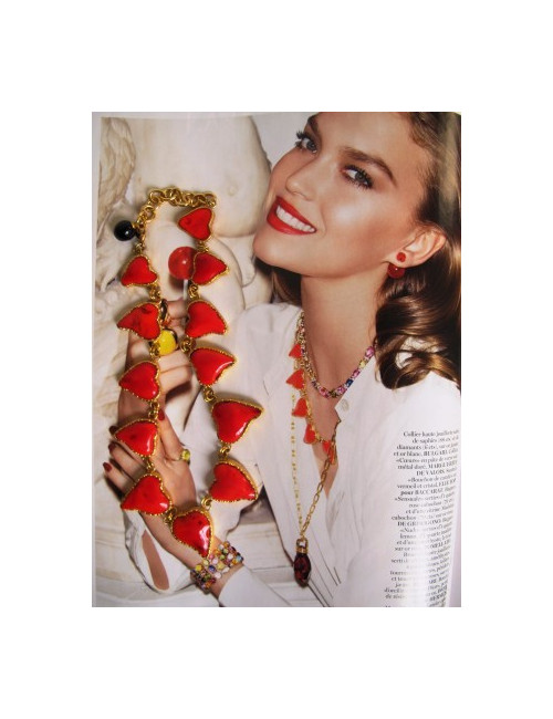 collier "HEARTS" MARGUERITE DE VALOIS