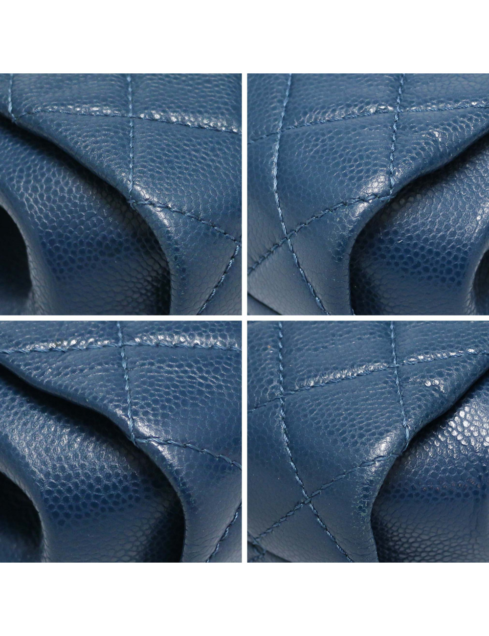 Pochette matelassée Chanel en cuir caviar : livraison express monde