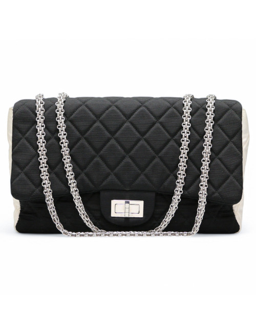 2.55 CHANEL bicolore noir blanc