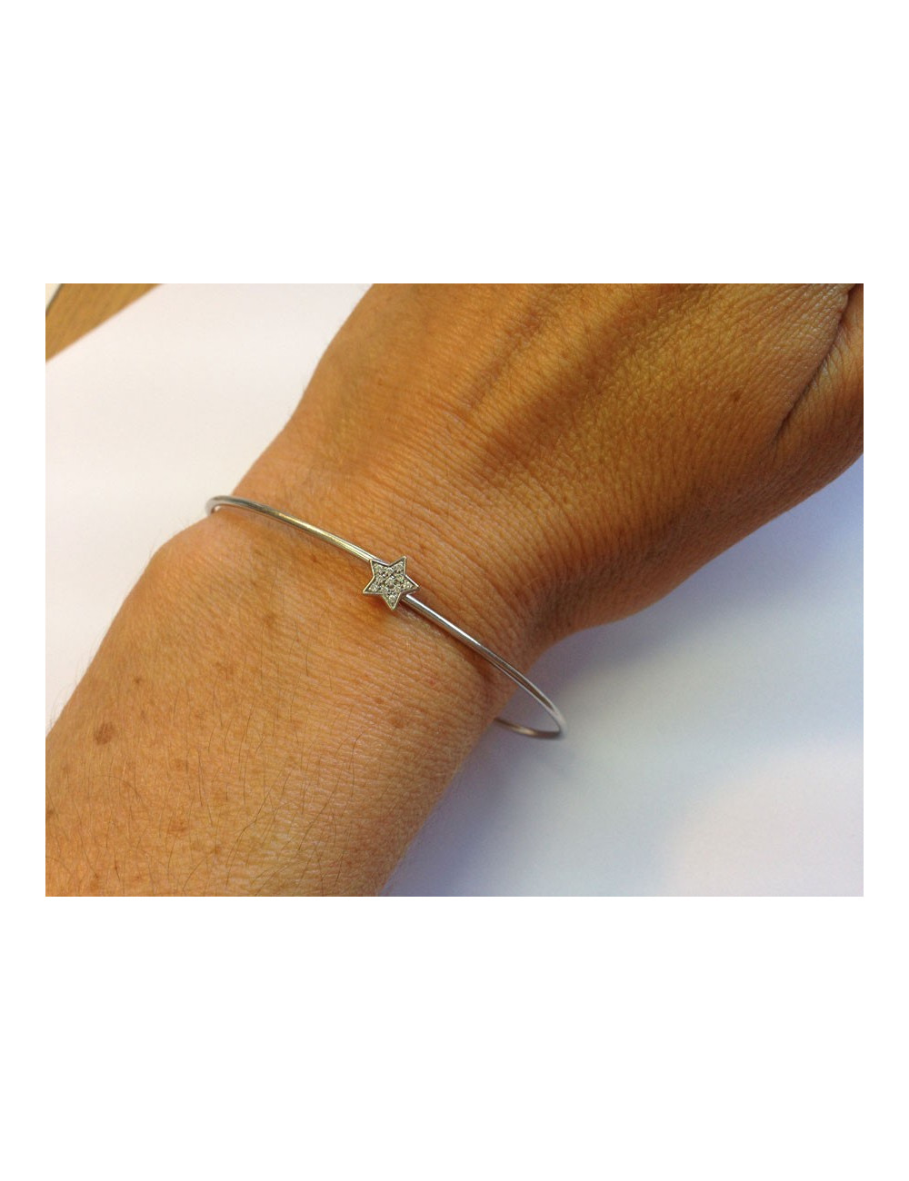 Bracelet "Étoile" par Kate Moss FRED diamants et or blanc