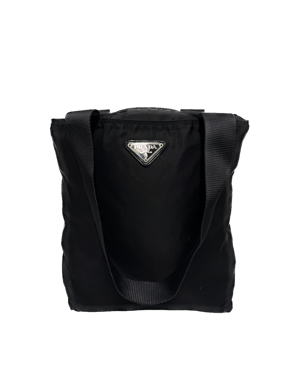 Sac Messager PRADA nylon tessuto noir