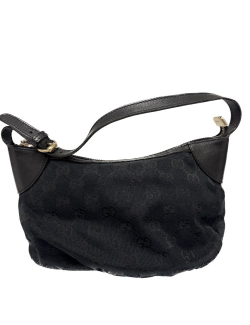 Mini sac GUCCI toile noire GG