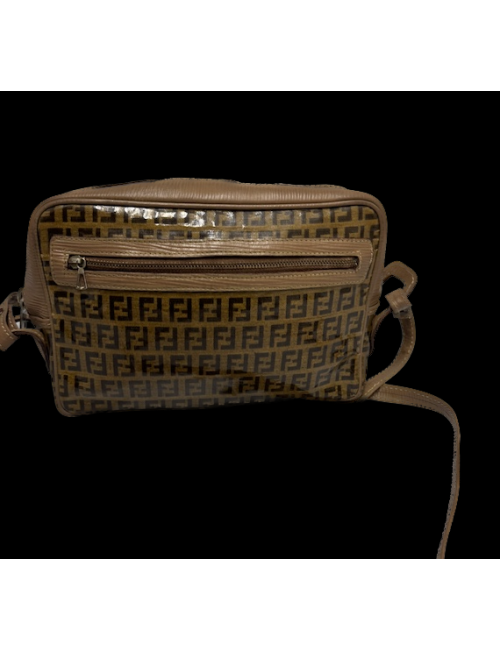 Mini sac FENDI toile Zucchino Vintage