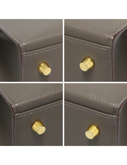 Sac Hermès Kelly 25 étoupe : livraison express dans le monde entier