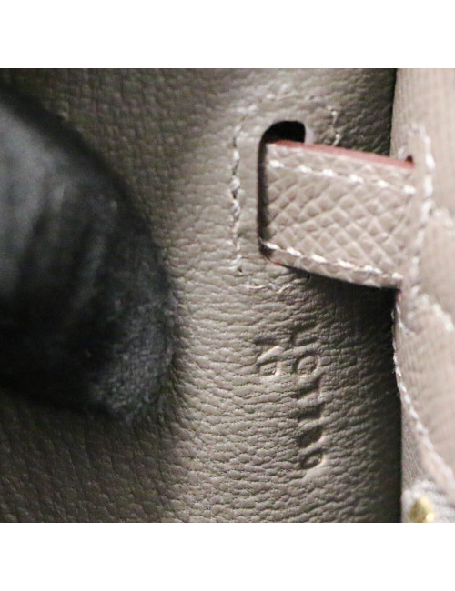 Sac Hermès Kelly 25 étoupe : livraison express dans le monde entier