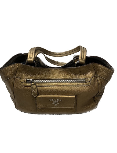 Sac PRADA cuir cuivré