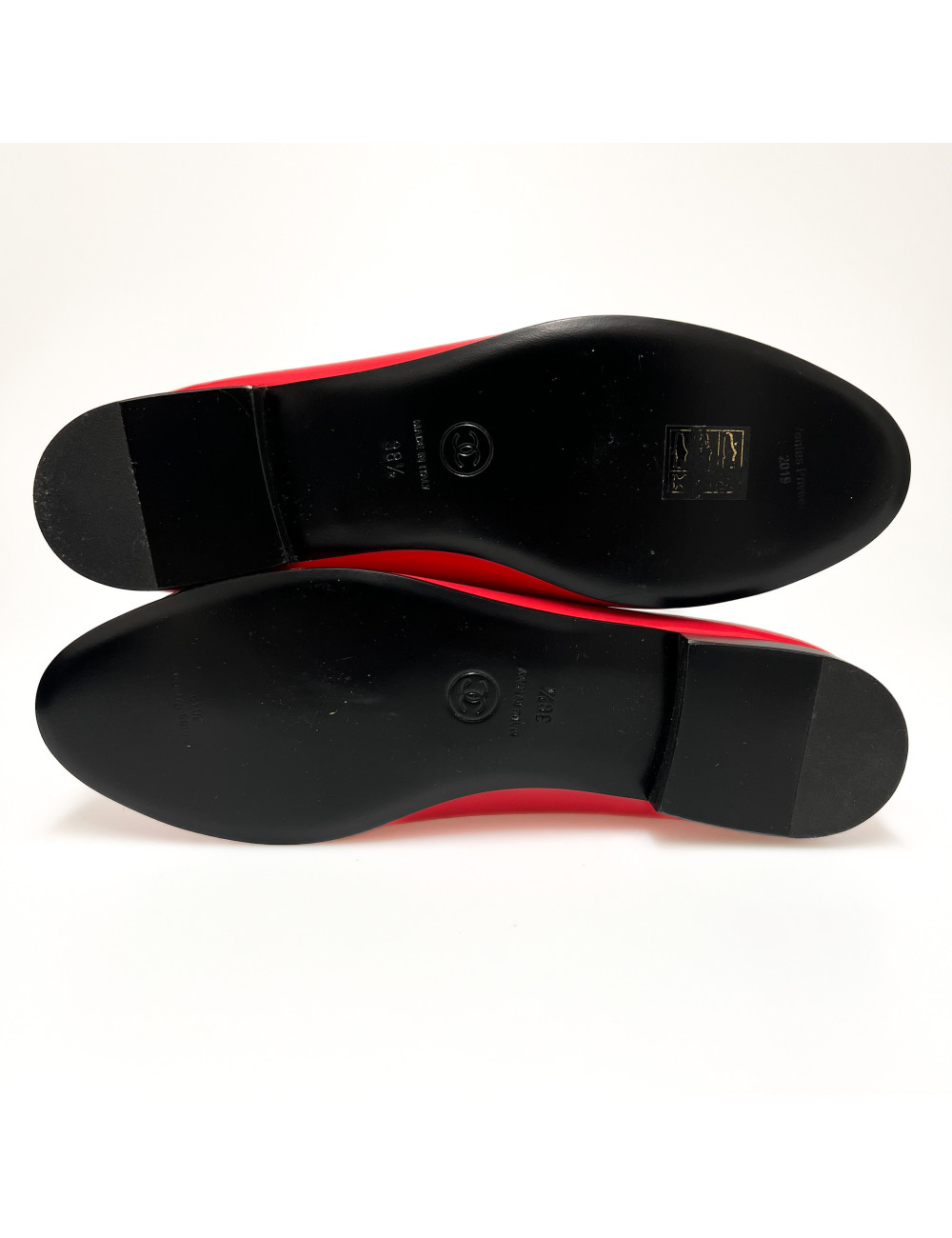 Ballerines CHANEL T38,5 vernies