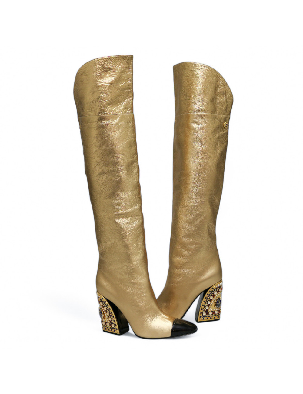 Cuissardes Egypte CHANEL dorées 2019