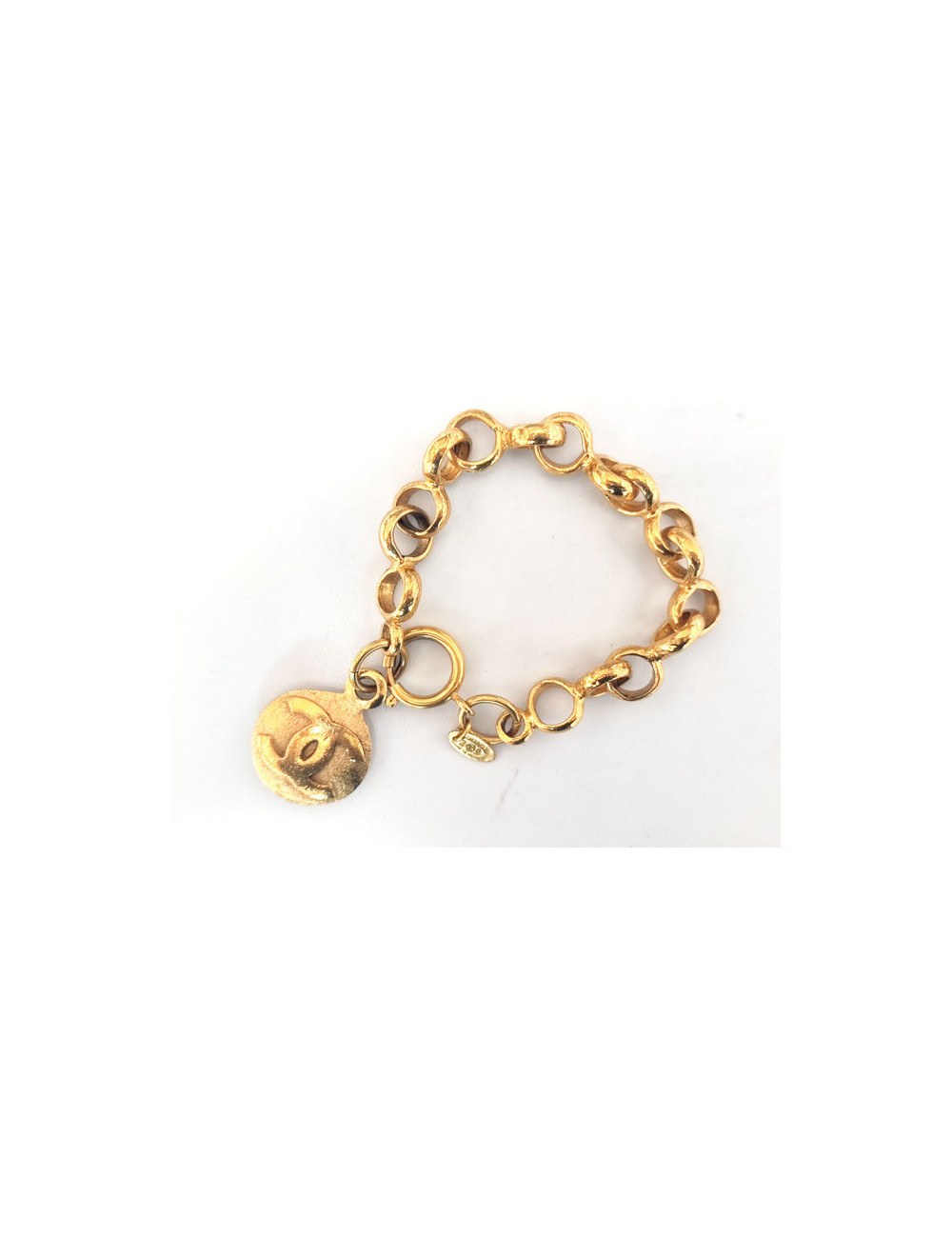 Bracelet chaine CHANEL doré