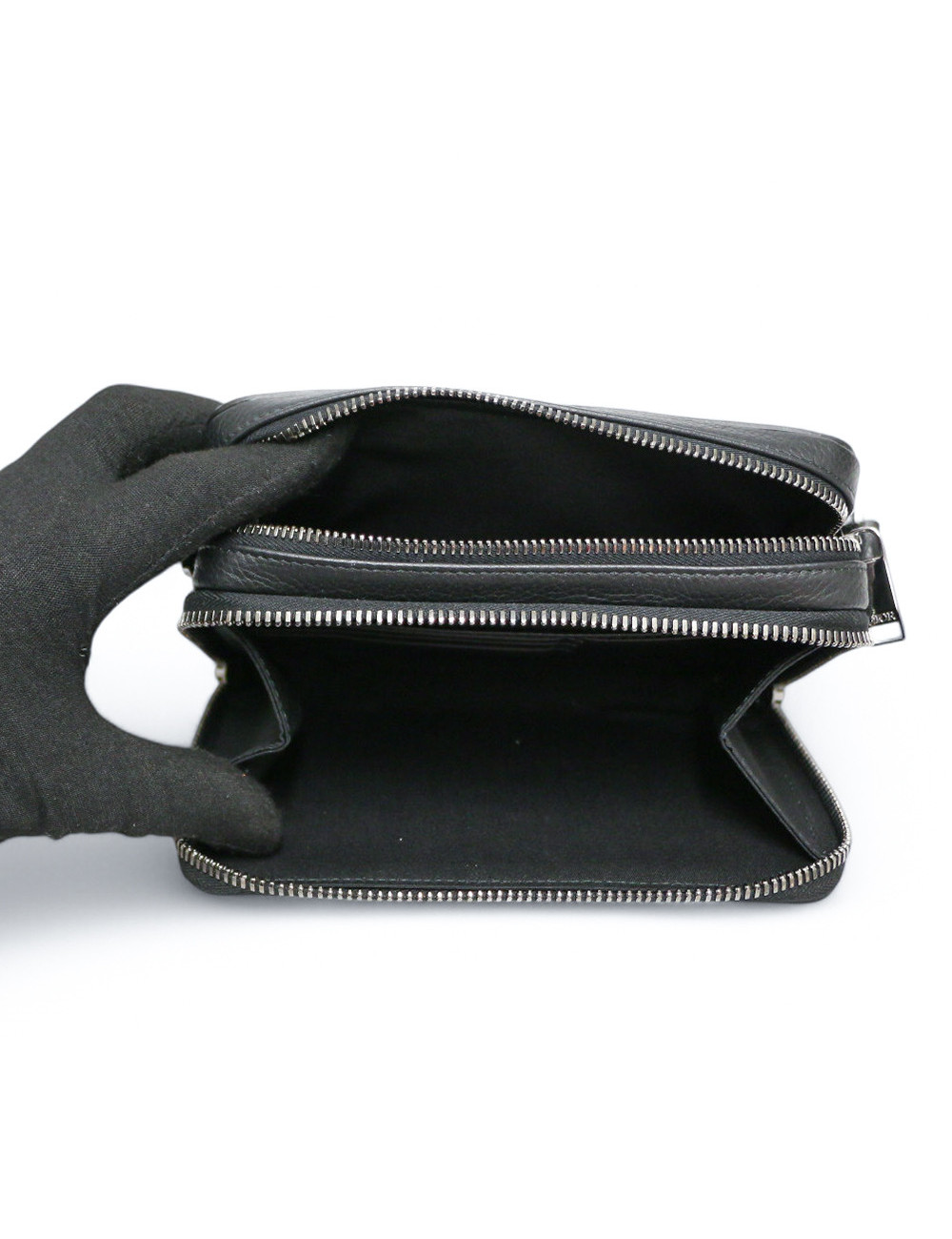 Sac bandoulière DIOR cuir de veau noir