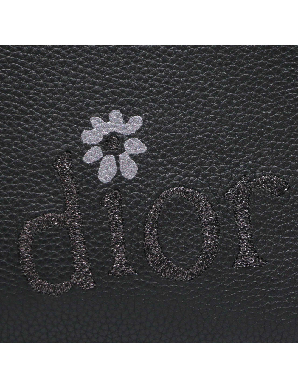 Sac Dior x ERL cuir de veau noir : livré dans son dustbag d'origine