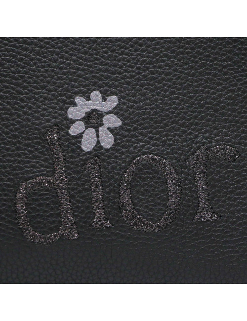 Sac bandoulière DIOR cuir de veau noir
