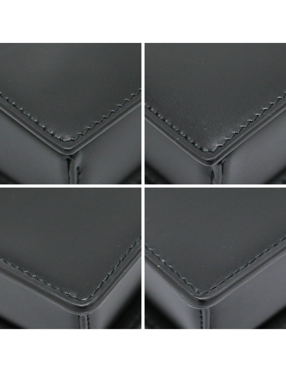 Mini sac Dior bandoulière cuir de veau noir : livré dans son dustbag