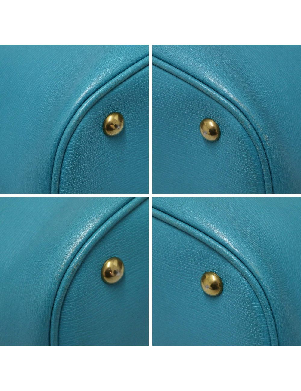 Sac Horsebit 1955 Gucci cuir bleu turquoise : certifié authentique