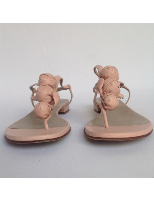 sandales plates VALENTINO T39 roses