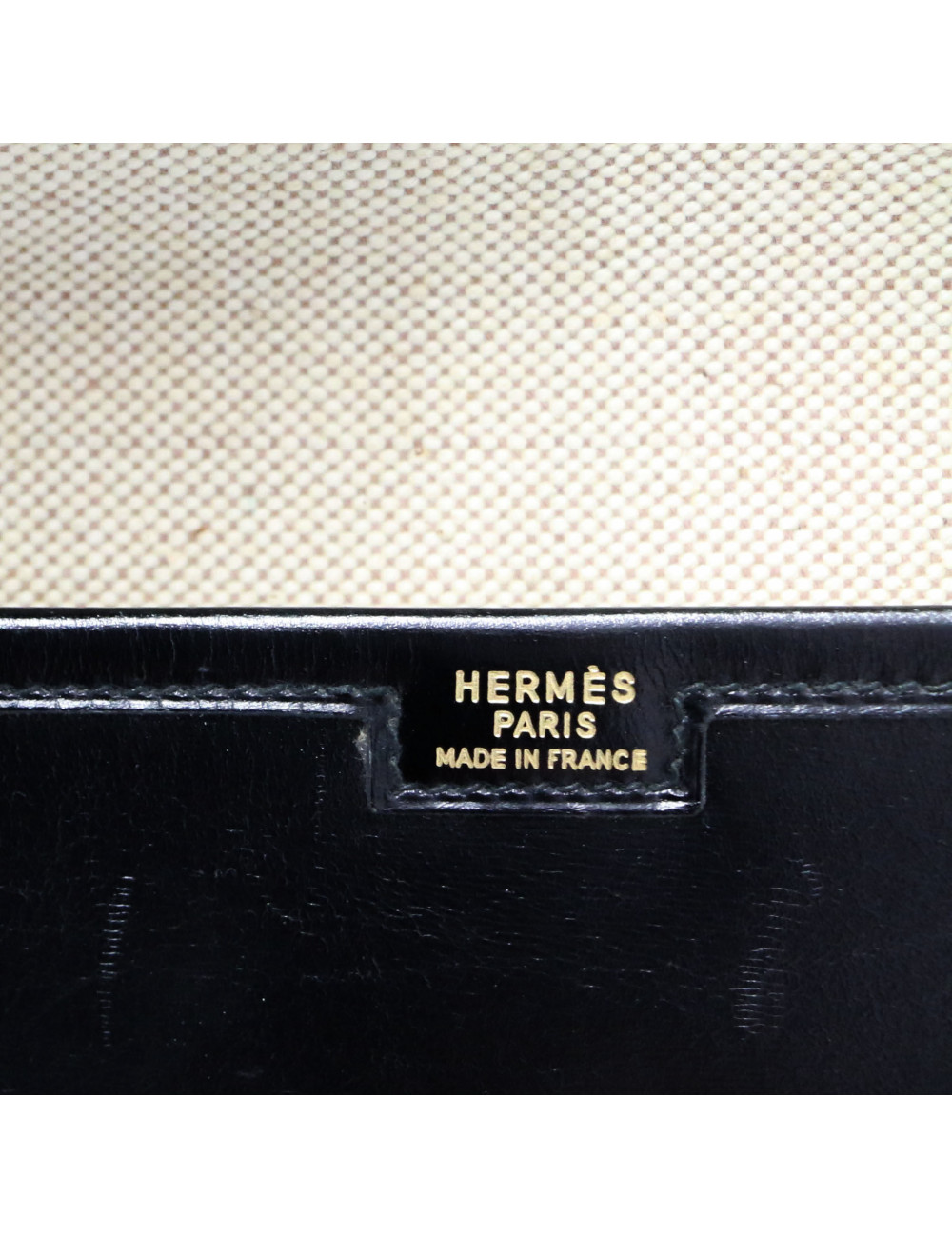 Pochette Jige Hermès noire  : livraison gratuite partout en Europe