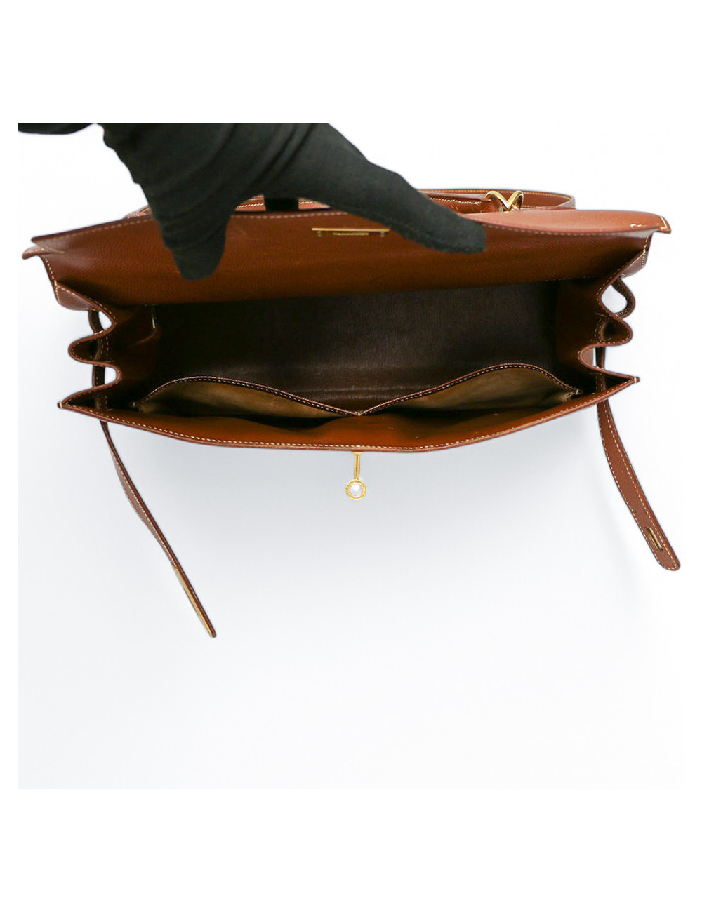 Kelly 35 vintage epsom gold Hermès vintage : occasion authentique.