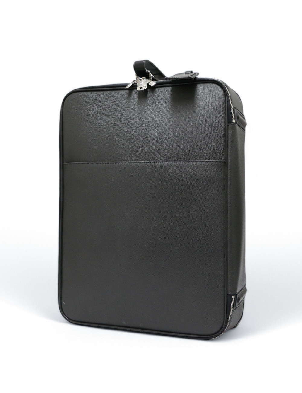 Valise roulante Pegase LOUIS VUITTON cuir Taiga ardoise