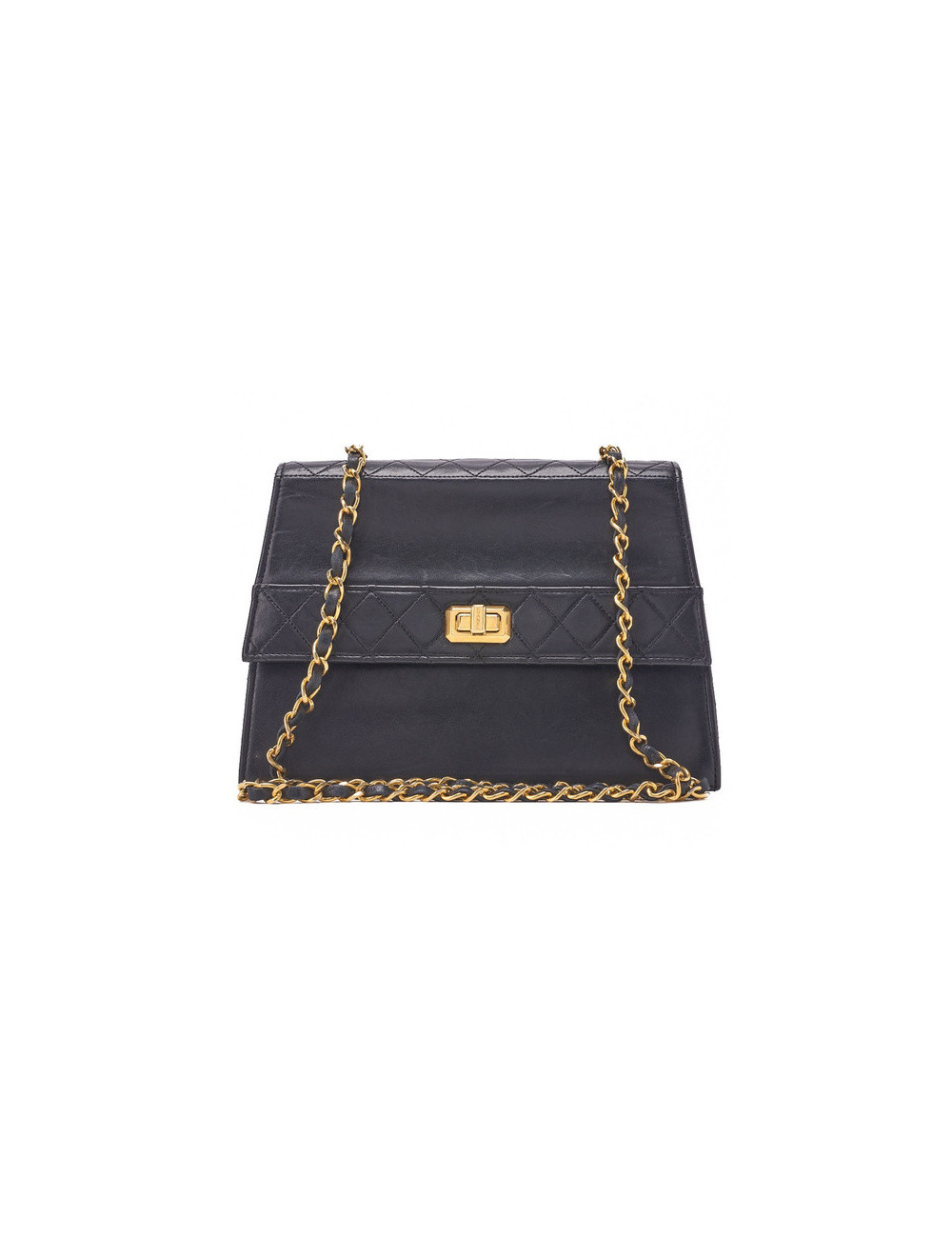 Sac CHANEL trapeze noir