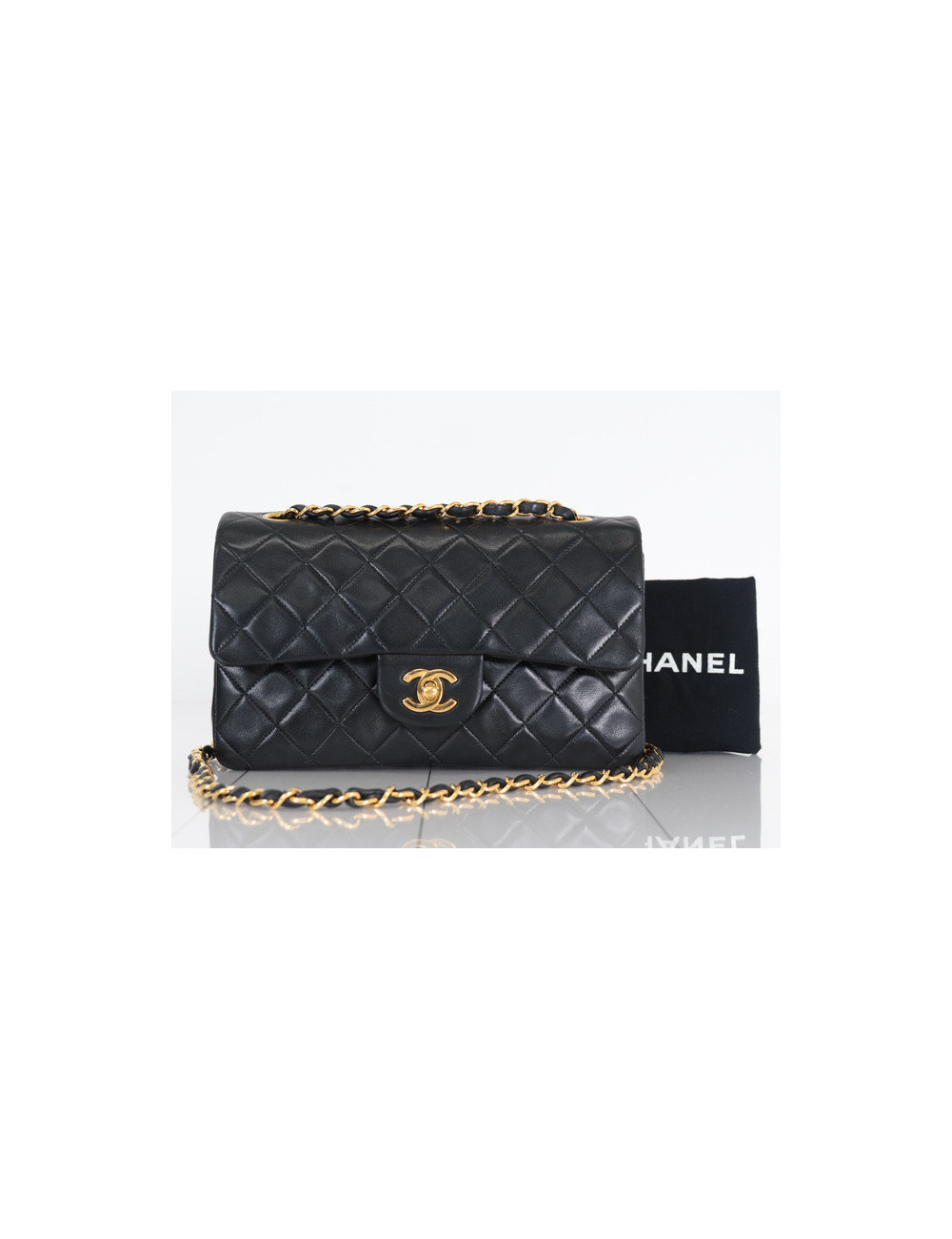 Sac CHANEL double flap 23cm