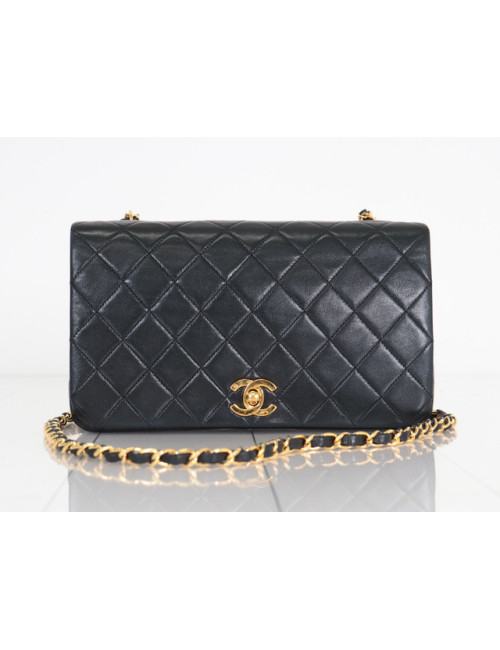 Sac portefeuille CHANEL noir vintage