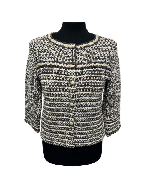 Cardigan Chanel T38 disponible en seconde main de luxe