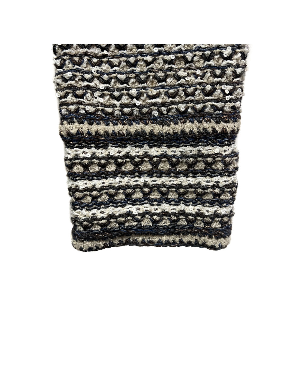 Cardigan T 38 CHANL fils dorés