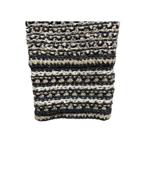 Cardigan T 38 CHANL fils dorés