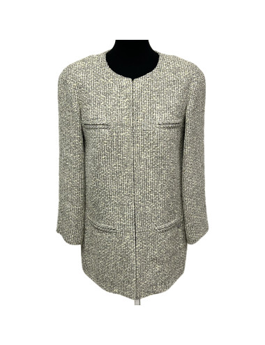 Veste longue Chanel T40 beige : livraison gratuite partout en Europe