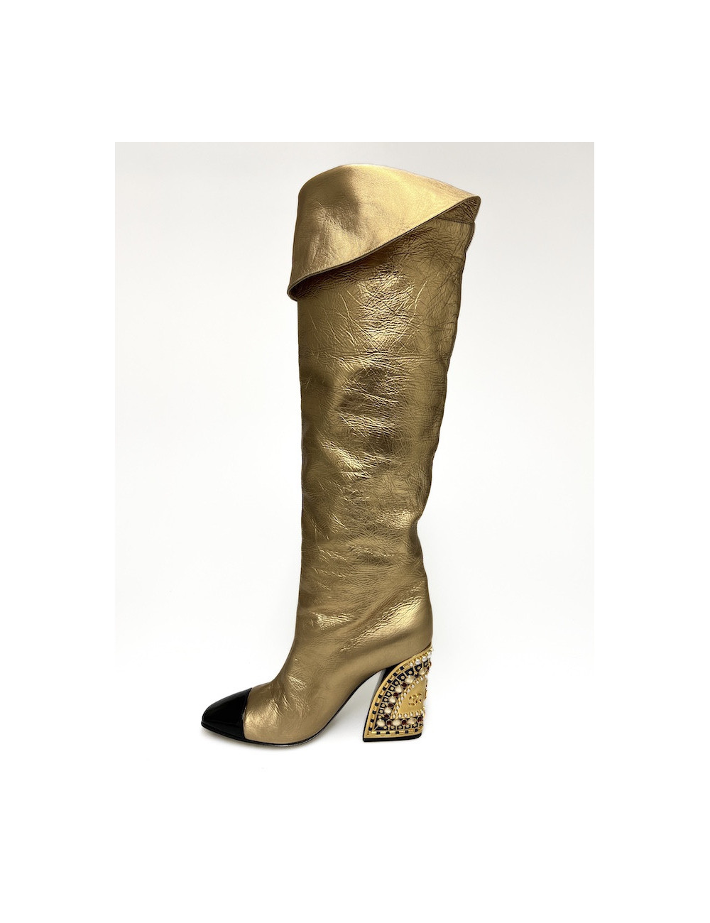 Cuissardes Egypte CHANEL dorées 2019