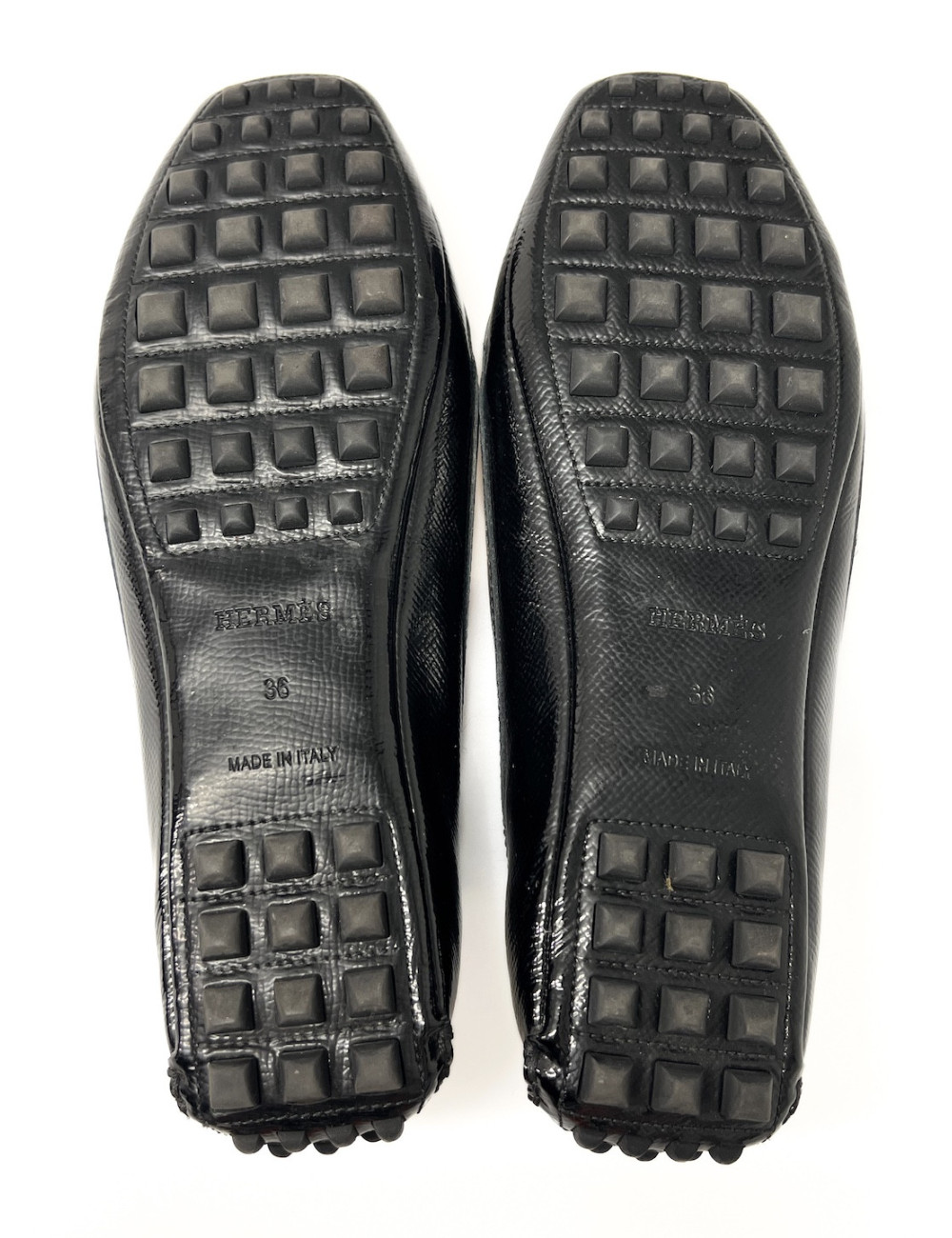 Ballerines HERMES T36 cuir verni