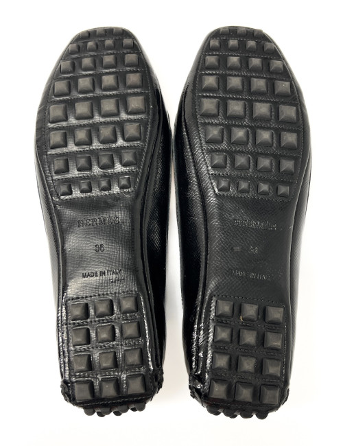 Ballerines HERMES T36 cuir verni