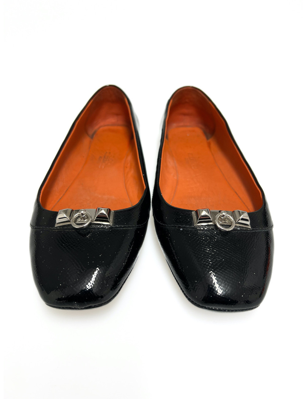 Ballerines HERMES T36 cuir verni