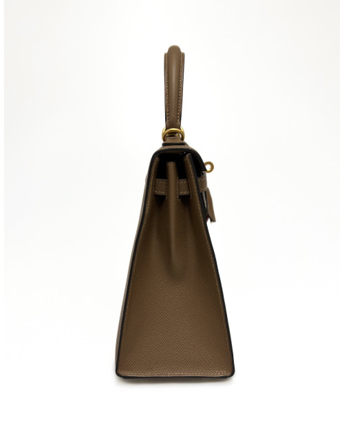 Sac Hermes Kelly 25 sellier biscuit  : occasion certifiée authentique
